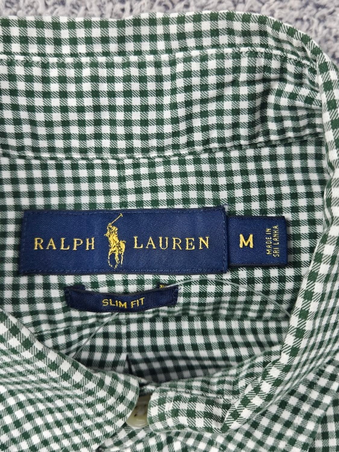 폴로랄프로렌 슬림핏 깅엄 체크 패턴 셔츠 ( M ) / 11089 상품이미지9