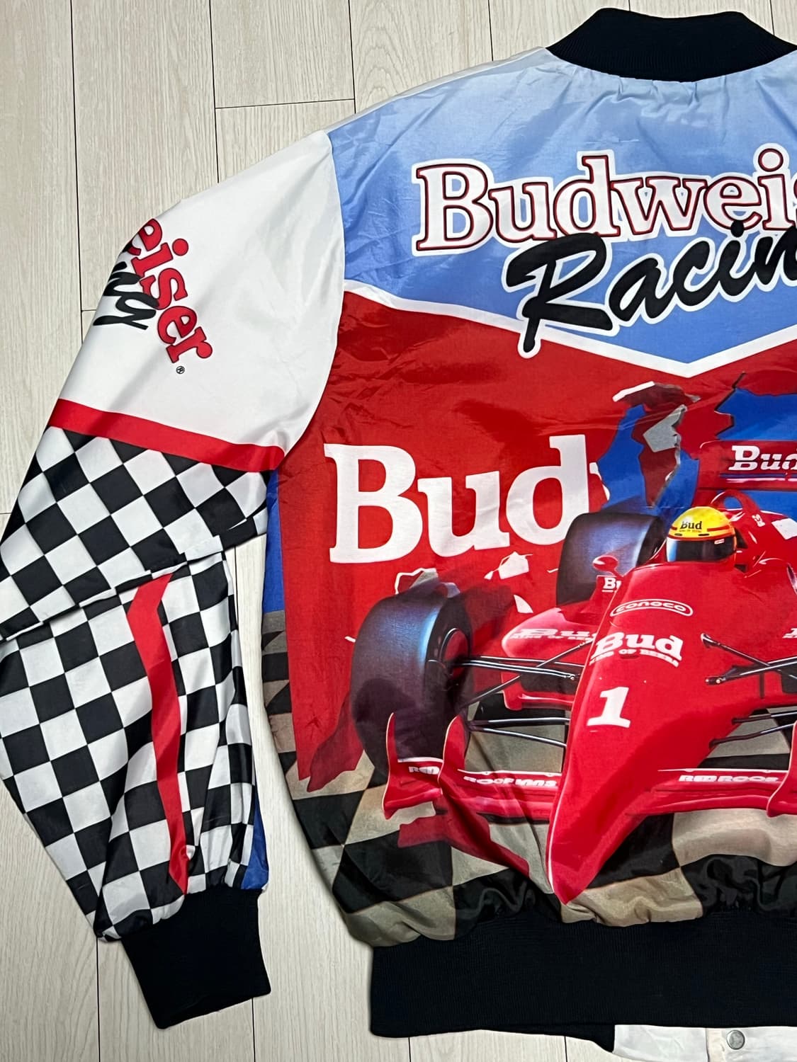 90sChalk Line Budweiser 레이싱 자켓 M사이즈 버드와져 상품이미지7