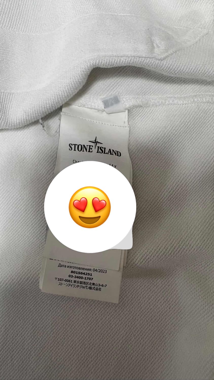 스톤아일랜드 후드집업 화이트 22ss 상품이미지4
