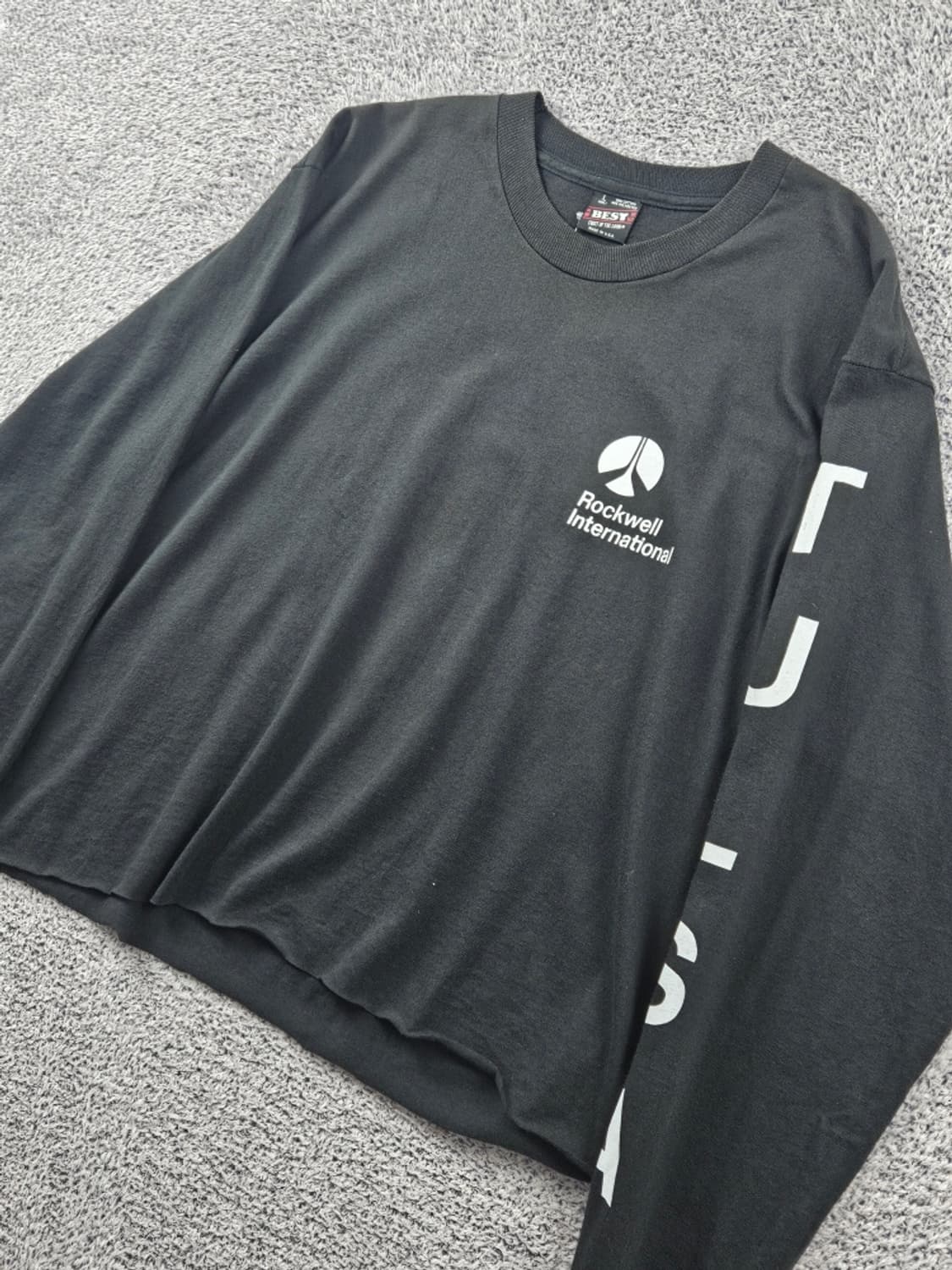 90's USA 프룻오브더룸 로크웰 롱 슬리브 ( L ) / 11390 상품이미지4