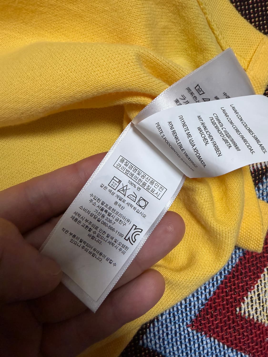 55-66) 폴로 여성 카라티 PK티 노랑 네이비 상품이미지4