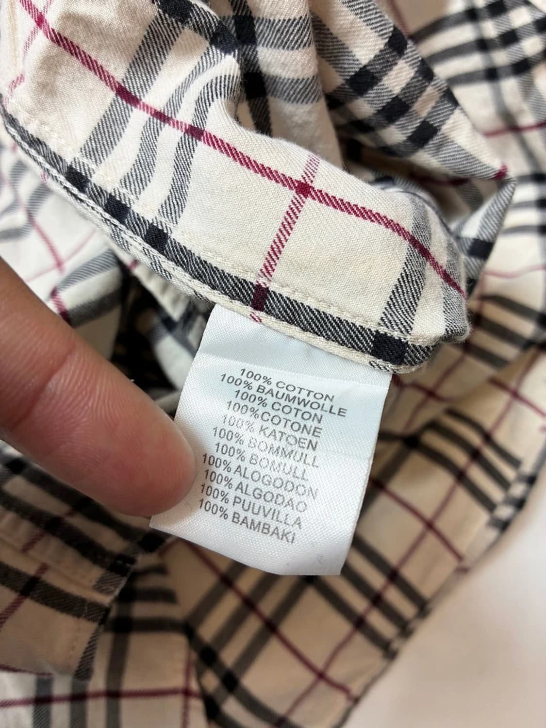 버버리 00's 노바체크 시그니처 셔츠 PN8266 상품이미지8