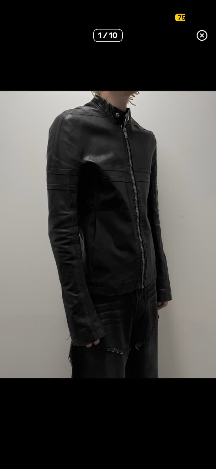 RICK OWENS 12FW 말가죽 가죽자켓 상품이미지3