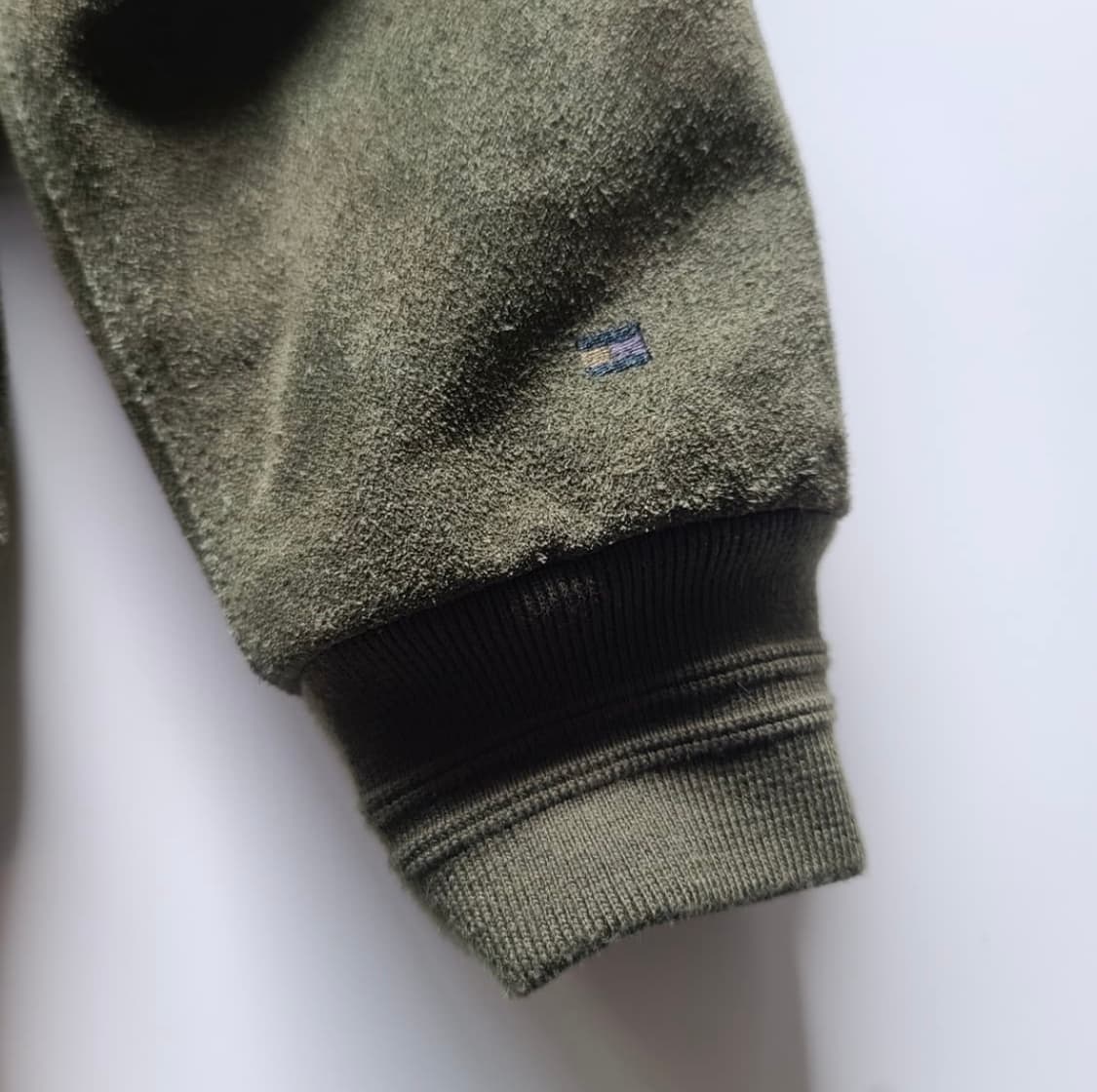 Tommy Hilfiger Olive Leather Jacket 상품이미지3