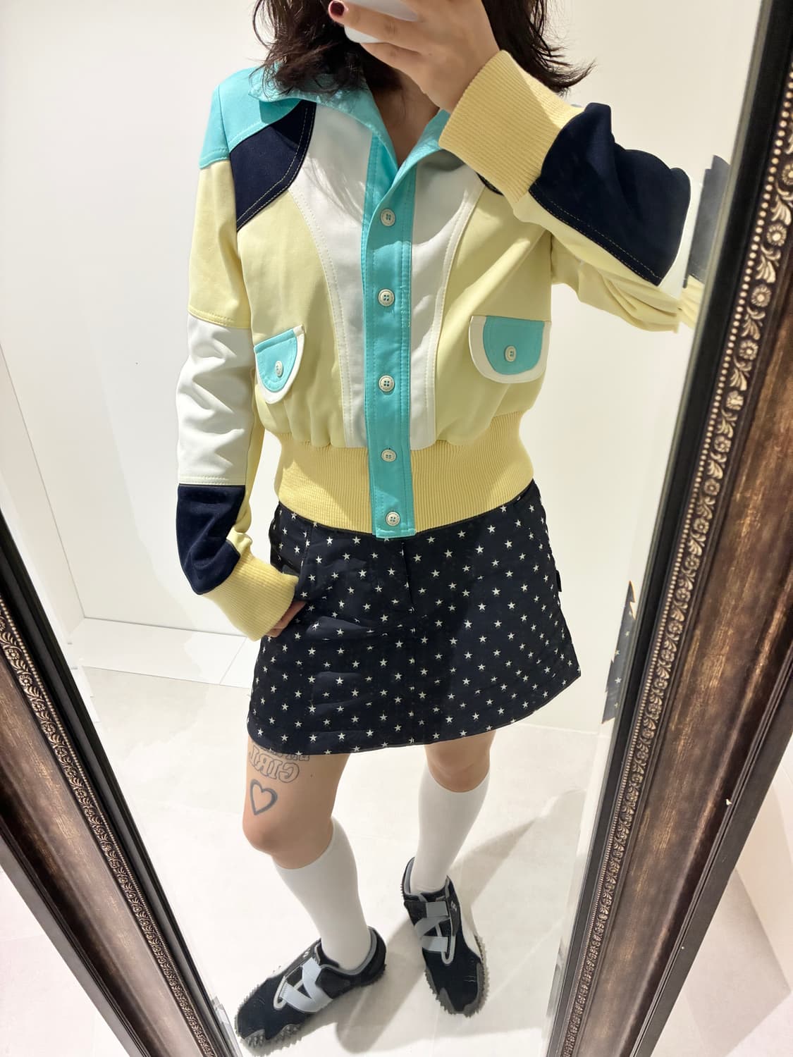 패치 자켓 ₩ith 별 스커트 상품이미지3