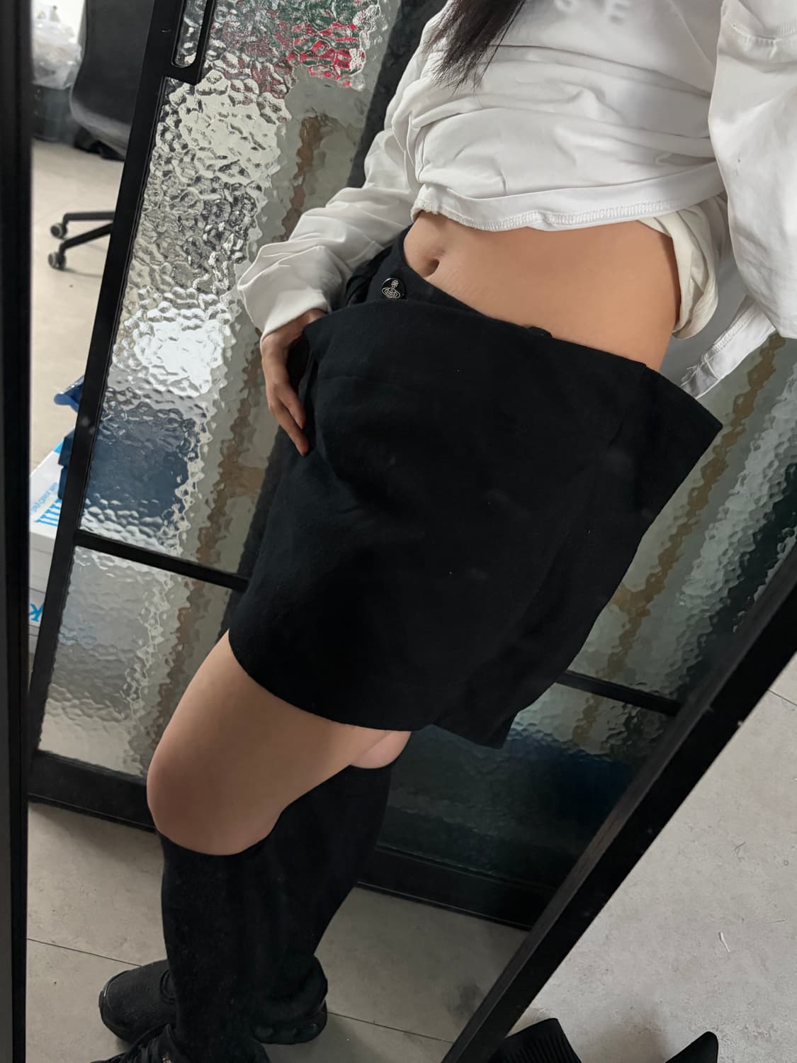 비비안웨스트우드 울 미니 스커트 상품이미지6