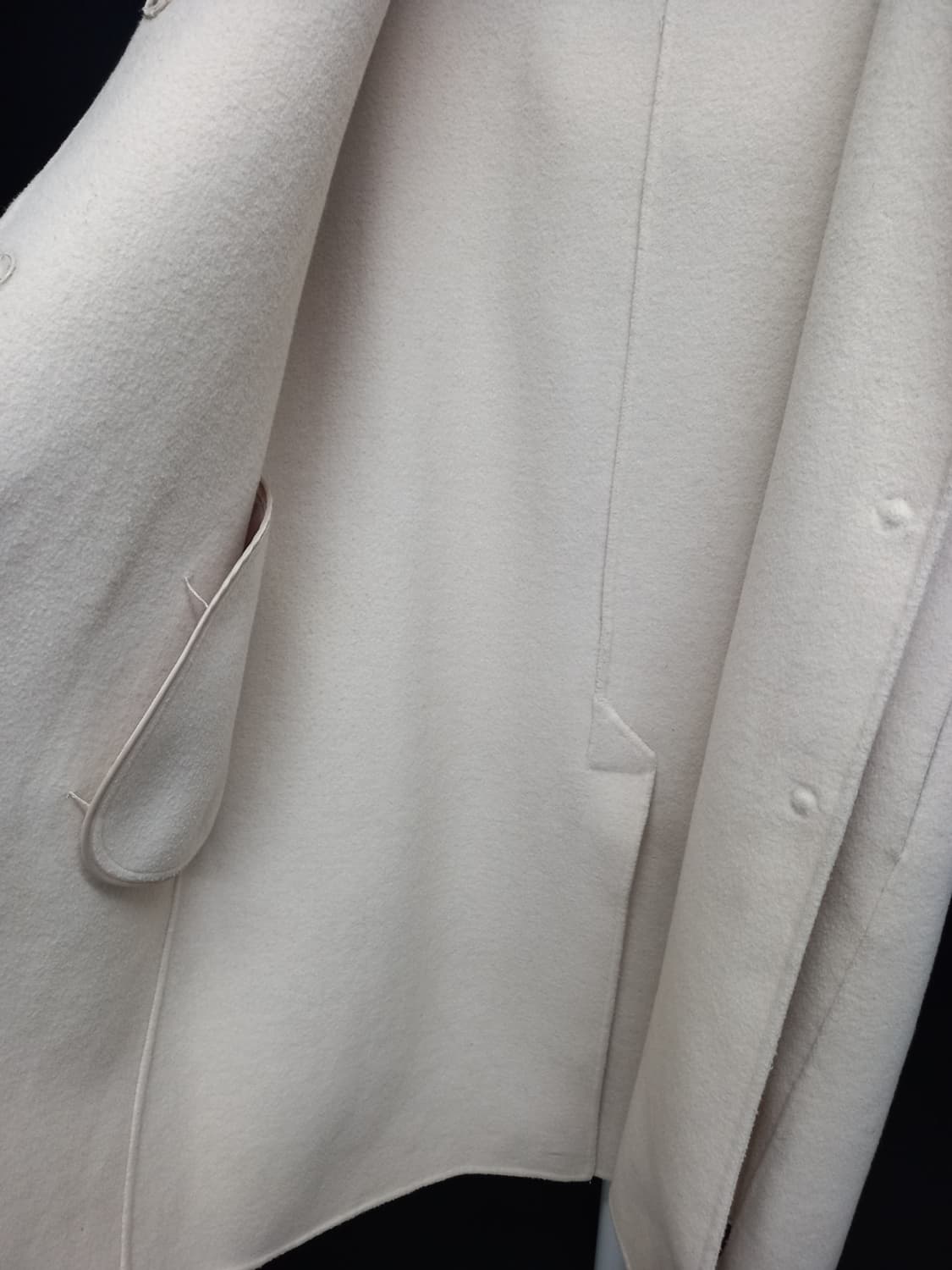 플라스틱아일랜드 춘추동 핸드메이드 후드 롱 베스트 66.77 상품이미지6