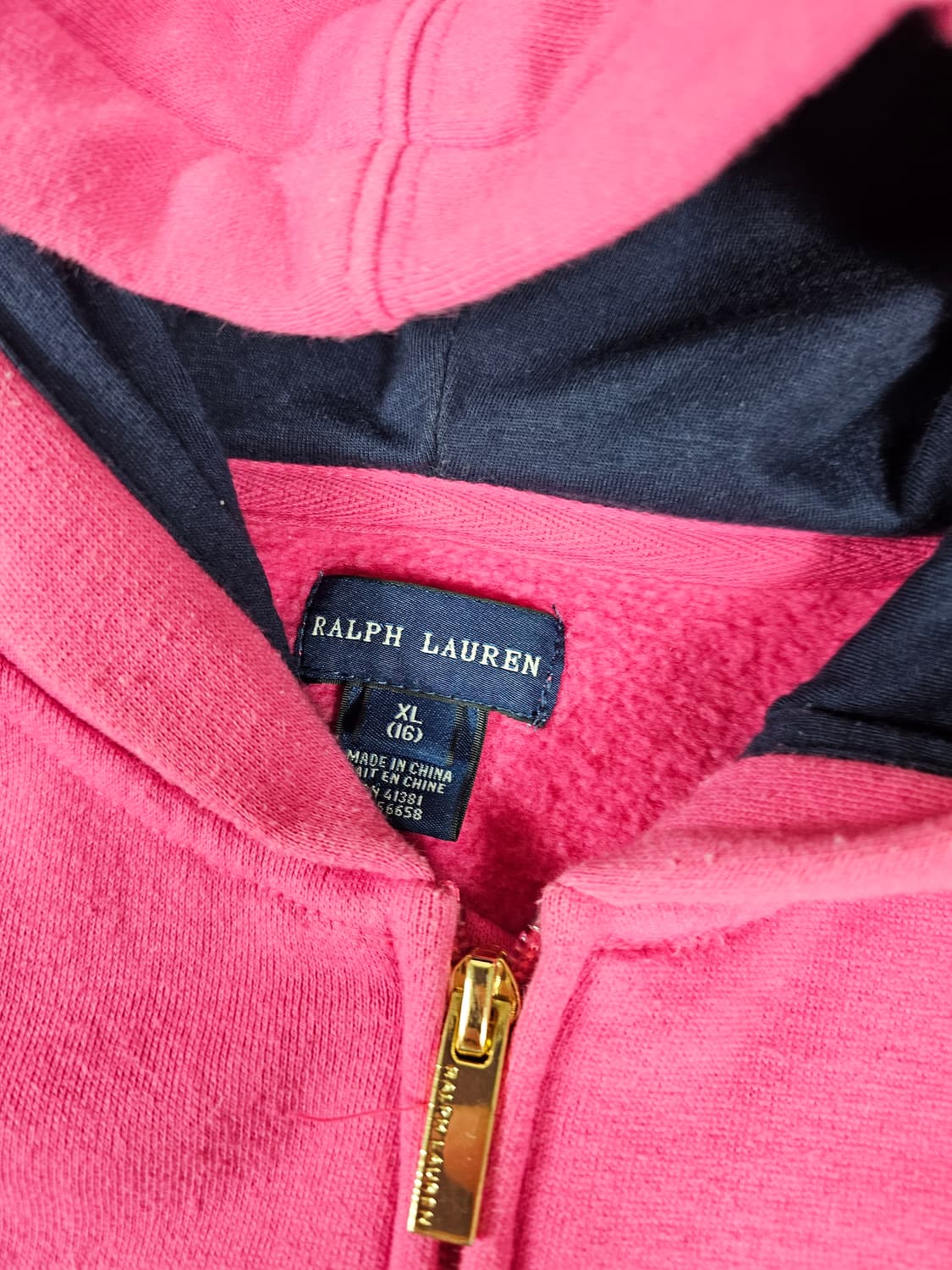 폴로빅포니후드집업핑크 상품이미지2