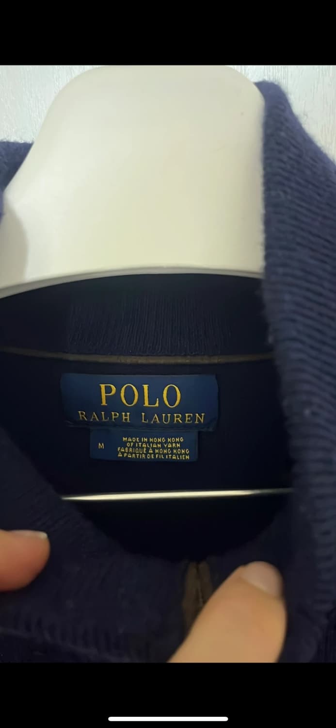 폴로 집업 울가디건 100사이즈 정품  상품이미지2