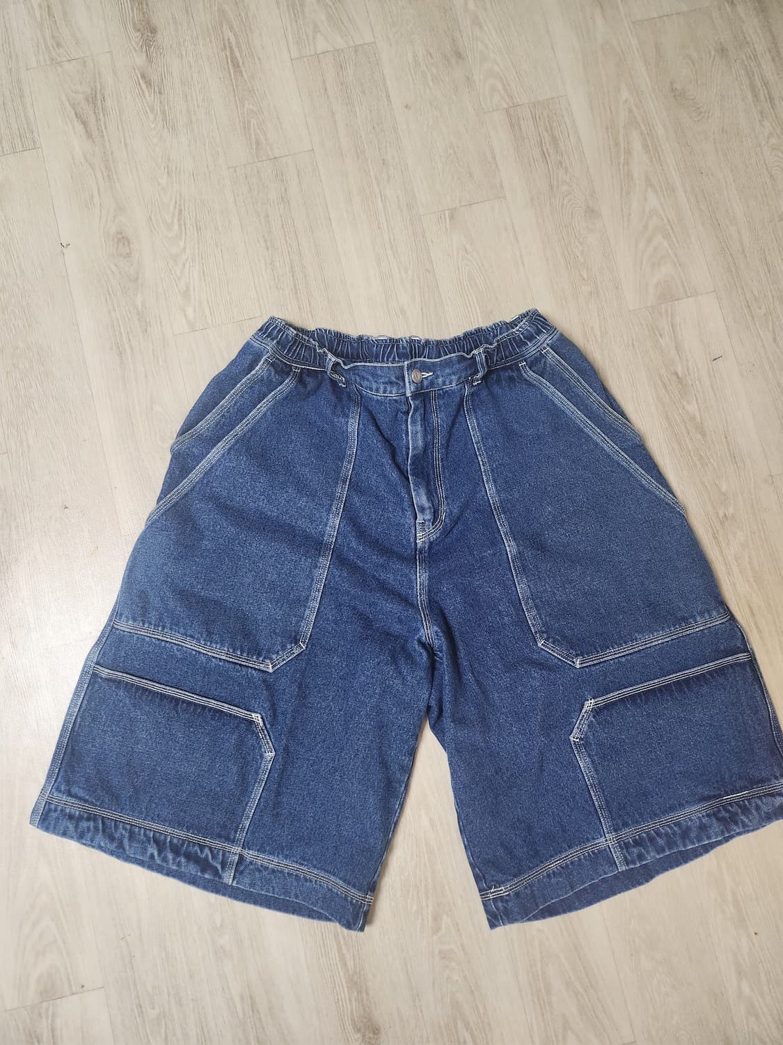 앵글런 데님 버뮤다팬츠 상품이미지1