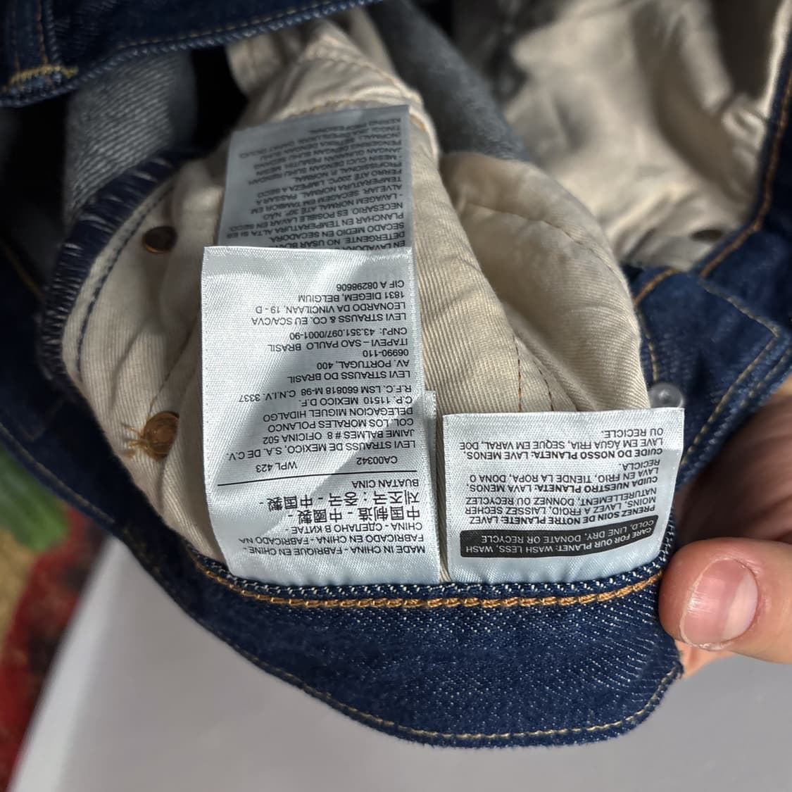 리바이스 501S 슬림핏 빈티지페이딩 데님팬츠 버튼플라이 N995   상품이미지9