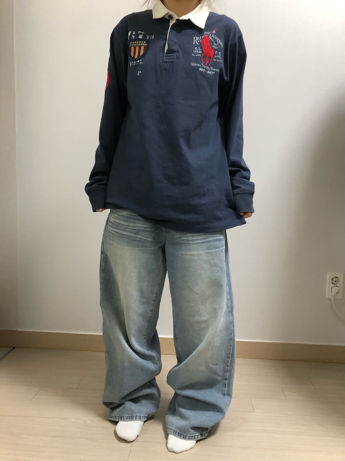 홍대에서 산 데님 바지  상품이미지1