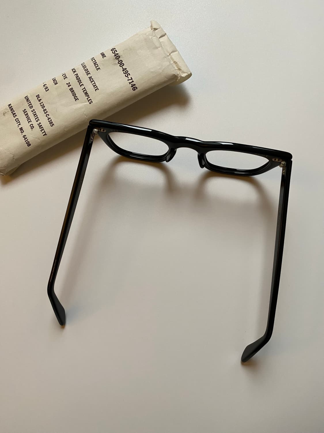 (새상품 데드스탁) USS usgi 2세대 빈티지 안경 미군 상품이미지5