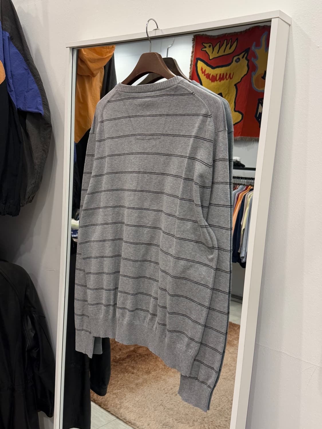 Nautica 노티카 스트라이프 브이넥 니트 상품이미지5