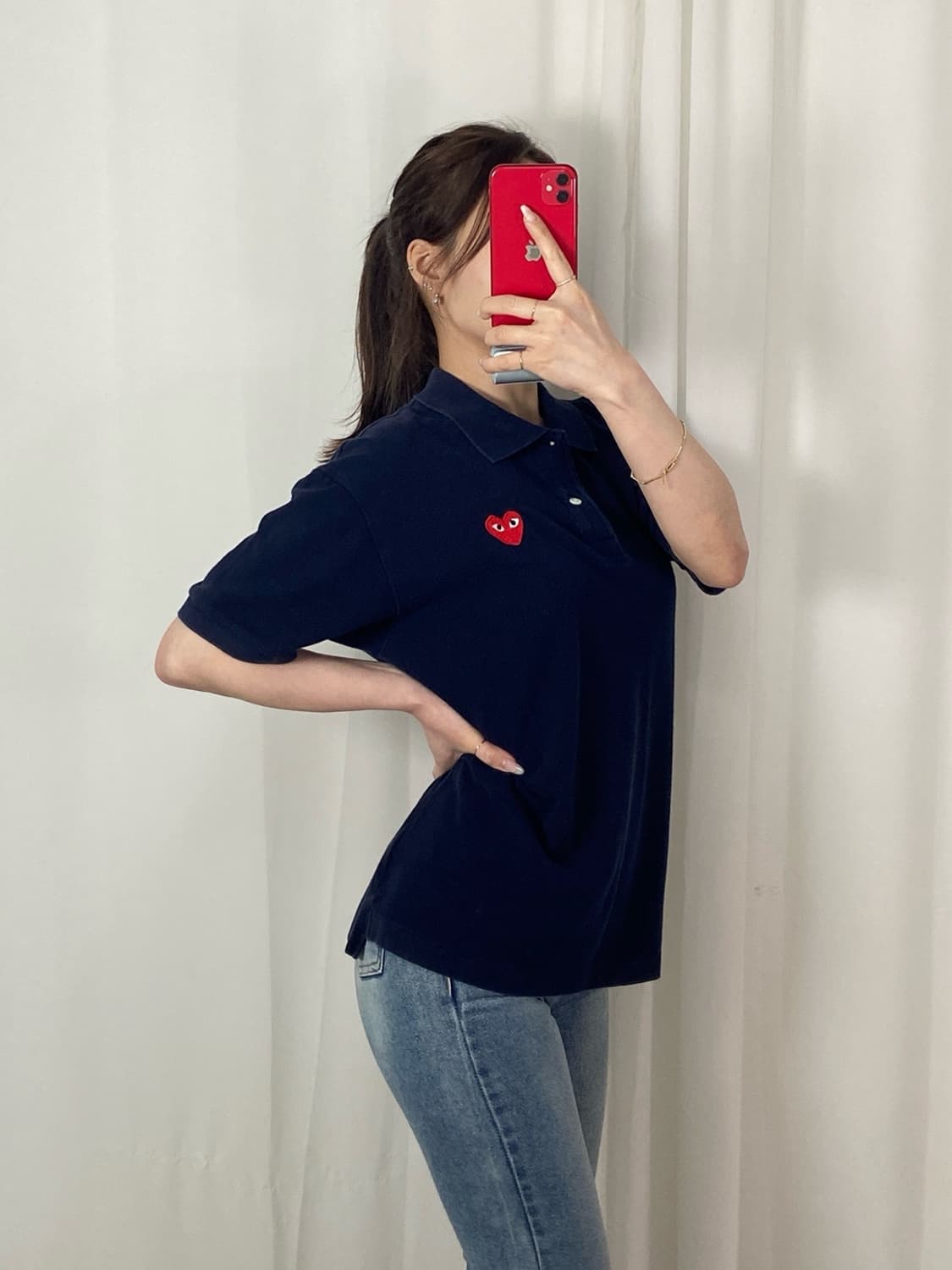 꼼데가르송 네이비 PK 상품이미지3