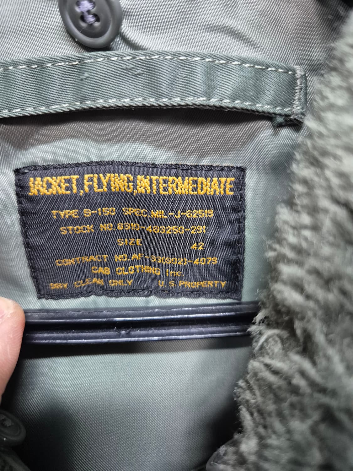 갭클로징 b-150 자켓 ma-1 자켓 상품이미지3