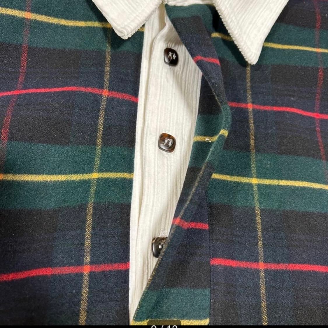 Evistub긴팔 루즈핏 셔츠  체크 폴로 셔츠 상품이미지7