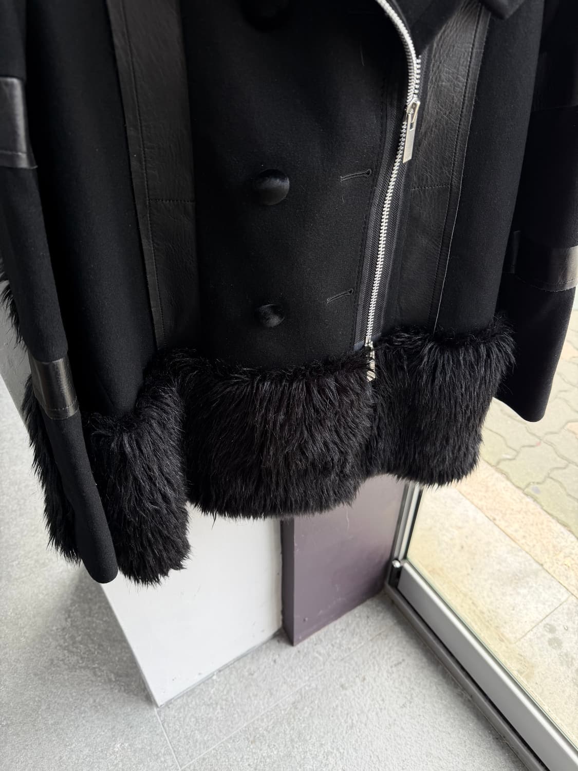 2/ 사카이 19FW 울 앤 퍼 피코트 자켓 상품이미지5