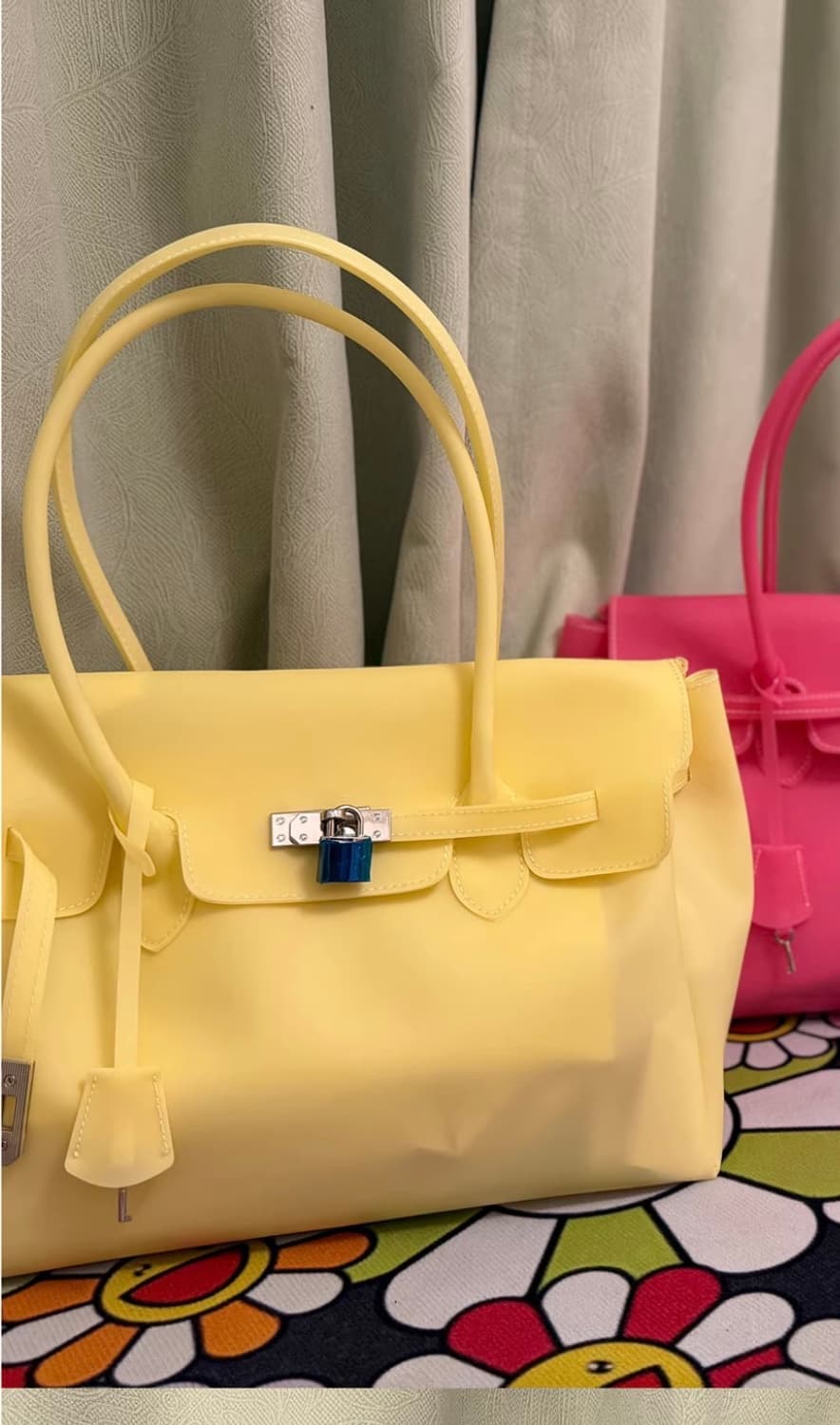 젤리버킨백/jelly firkin bag (yellow) 상품이미지1