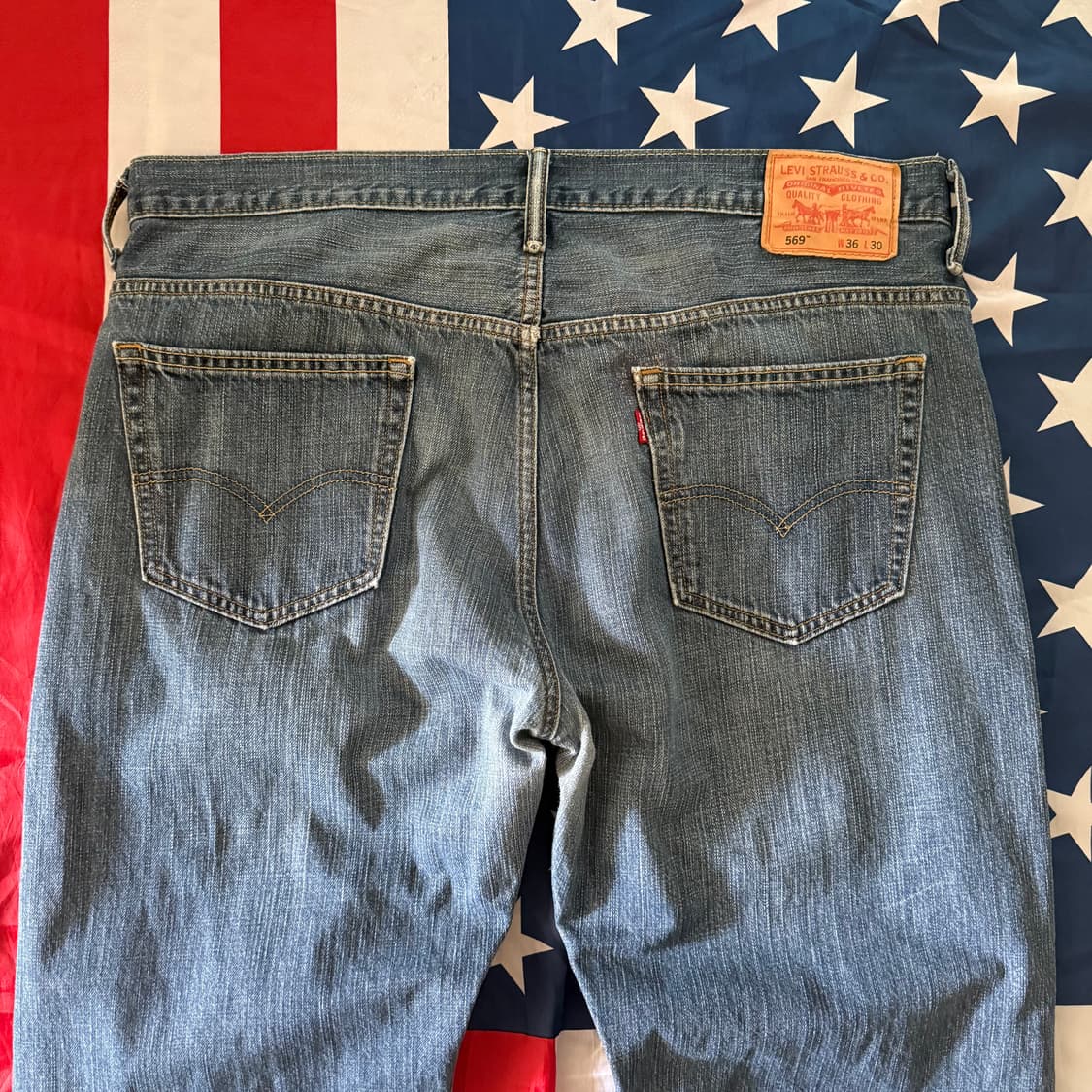 [36] levi's 리바이스 569  데님 청바지 - 33 상품이미지7