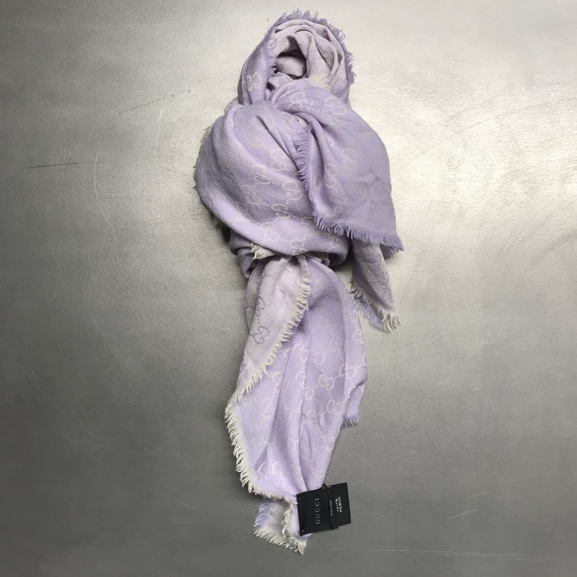 구찌 로고 스카프 퍼플 상품이미지1
