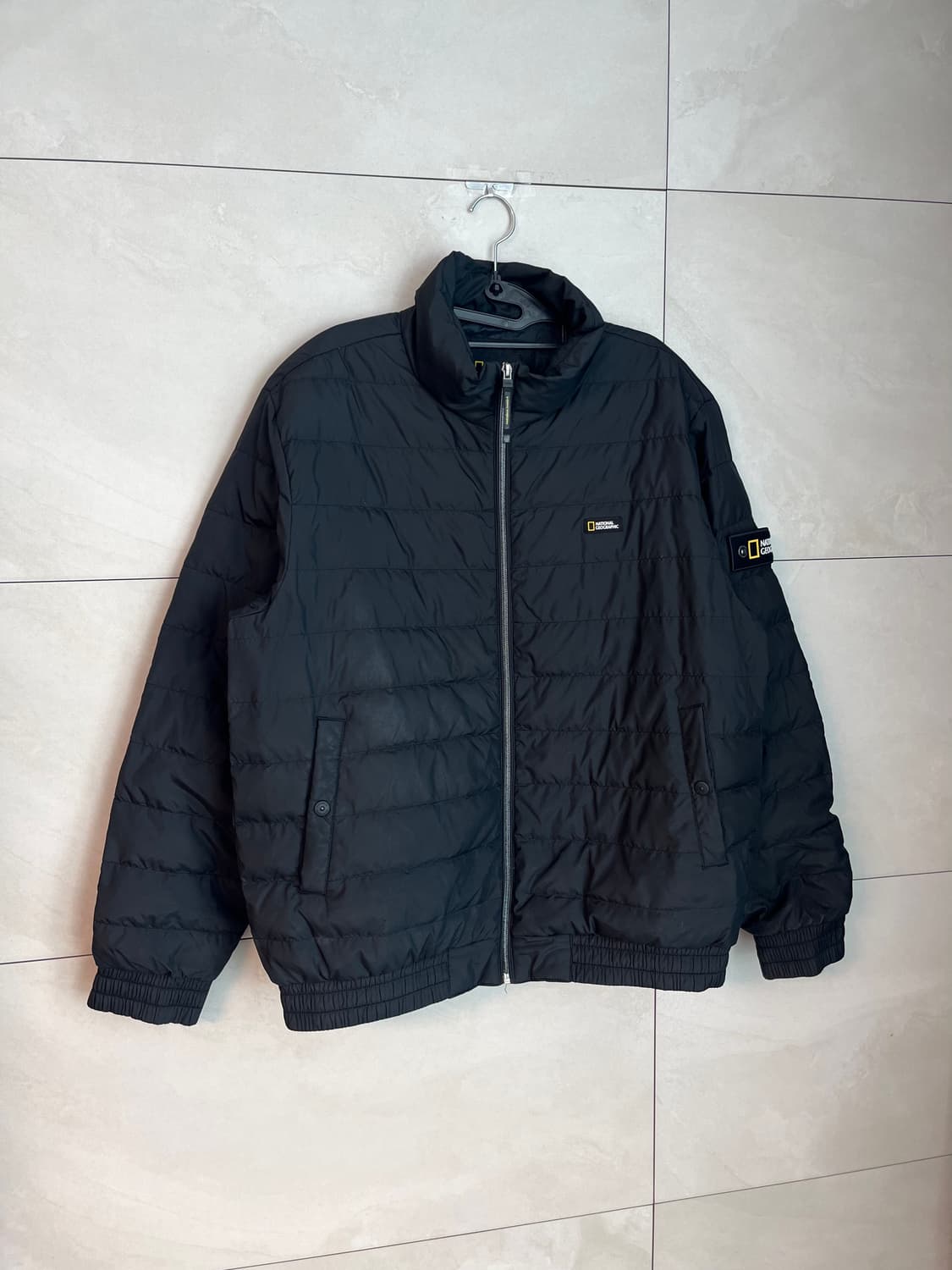 [2XL] 내셔널지오그래픽 경량 패딩 블랙 상품이미지2