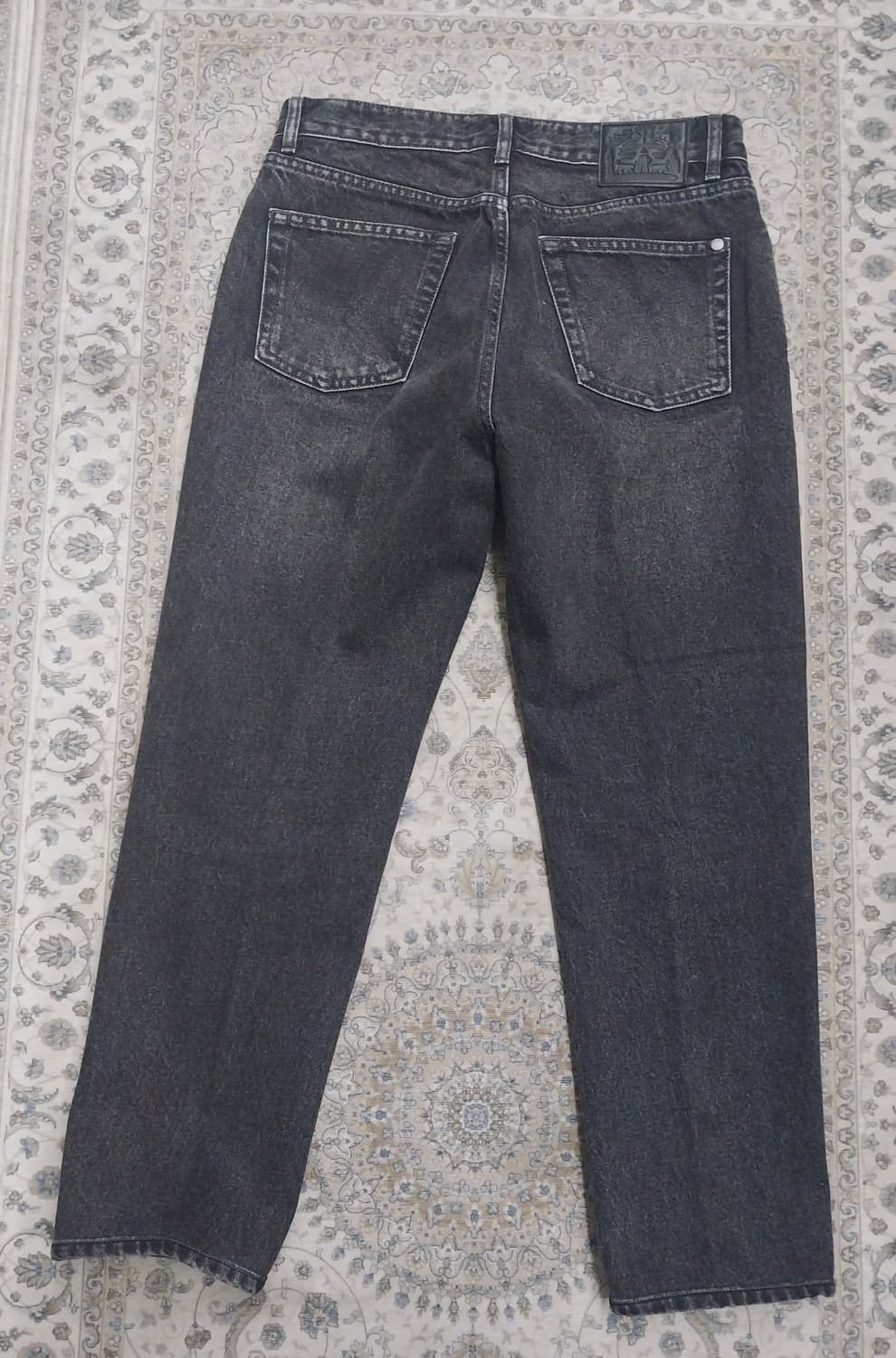 모드나인 블랙 데님팬츠 30 상품이미지2