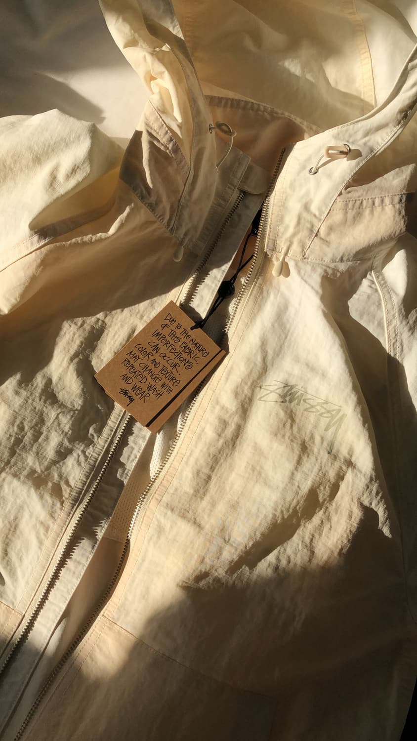 스투시 웨이브 다이 비치 쉘 바람막이 본 S 상품이미지1