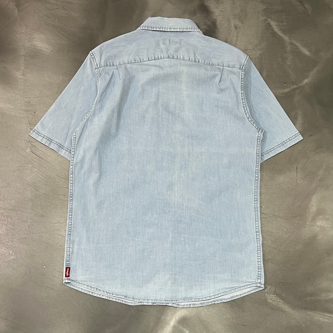  랭글러 워크 데님 하프 셔츠 y16246 상품이미지2