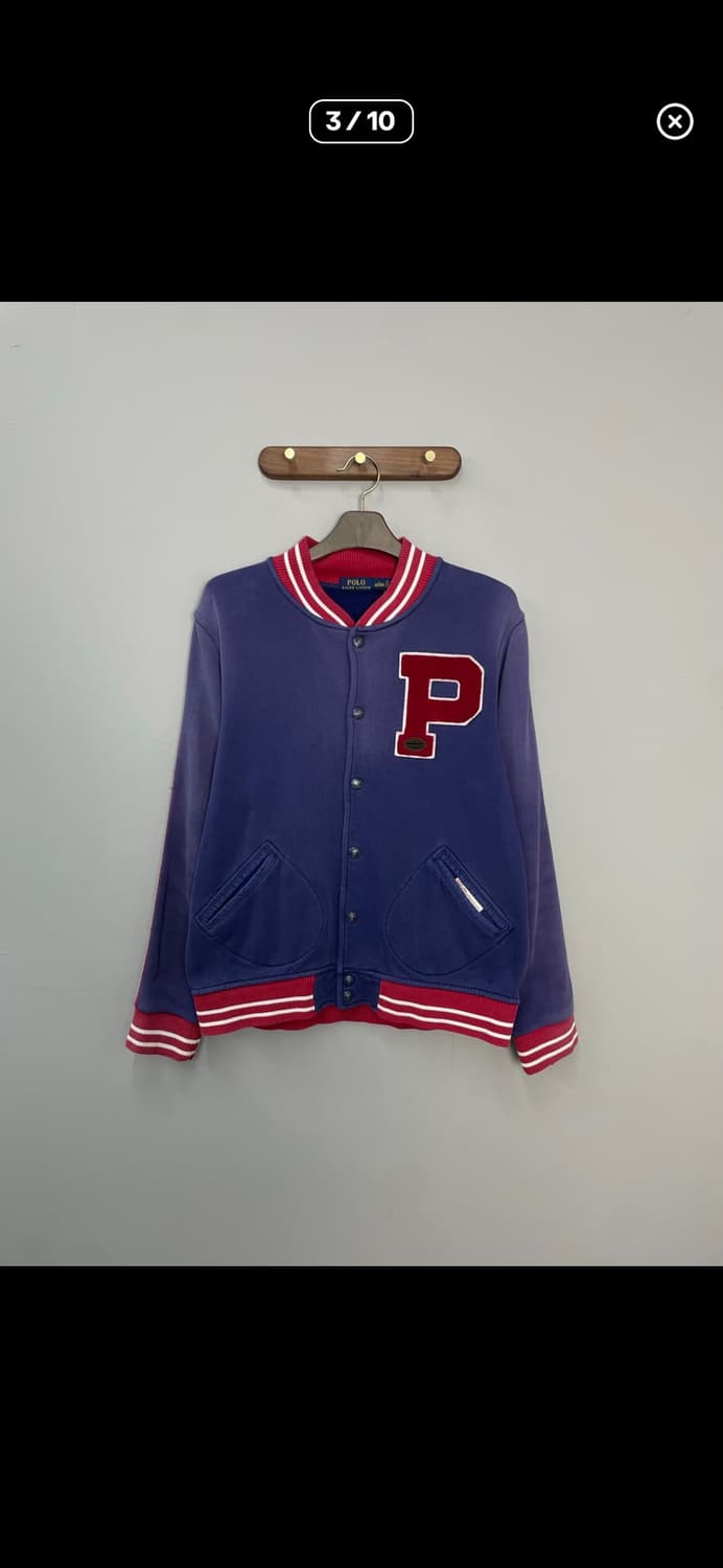 폴로랄프로렌 P로고 바시티 자켓  A3582 상품이미지2