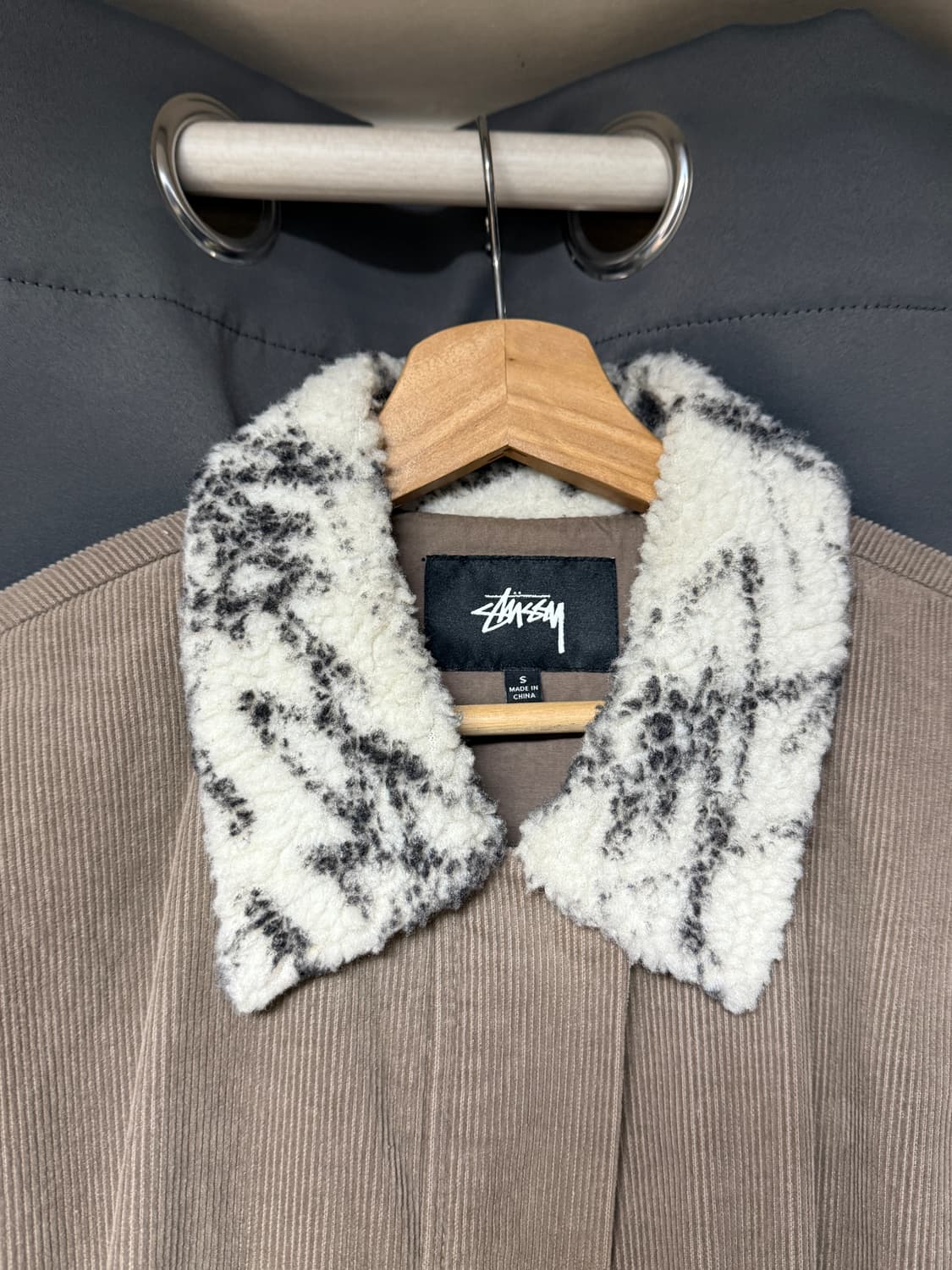 스투시 롱 코듀로이 코트 S 상품이미지5