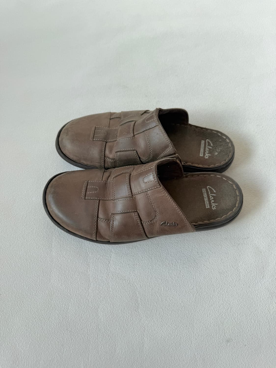 [255]클락스(Clarks) 레더 슬리퍼 상품이미지4