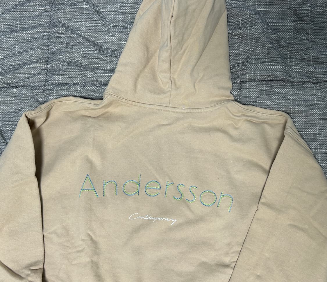 앤더슨벨 베이지 후드 상품이미지6