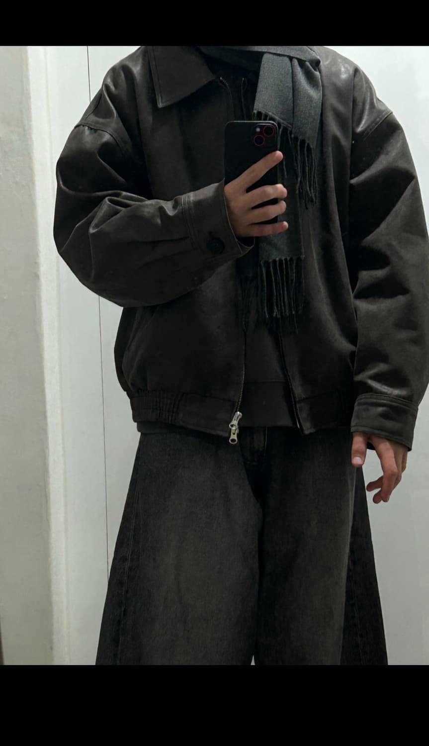 빈티지 레더자켓 상품이미지1