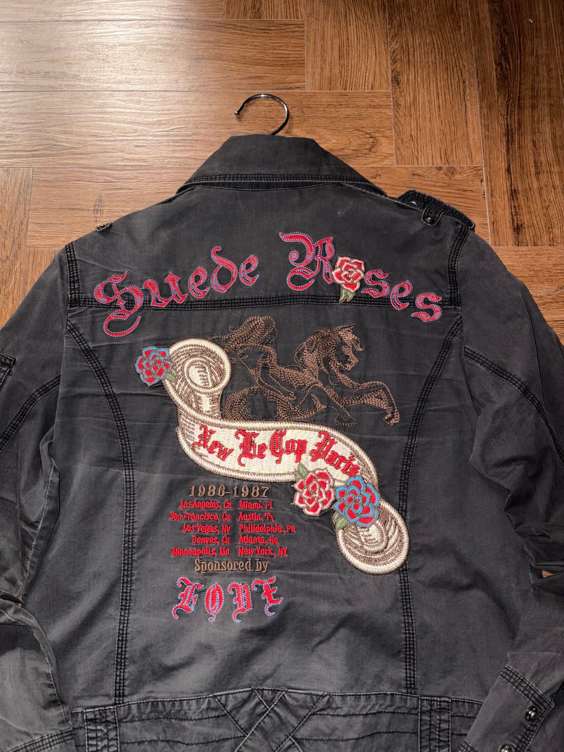 빈티지 자수 스냅 셔츠 상품이미지3