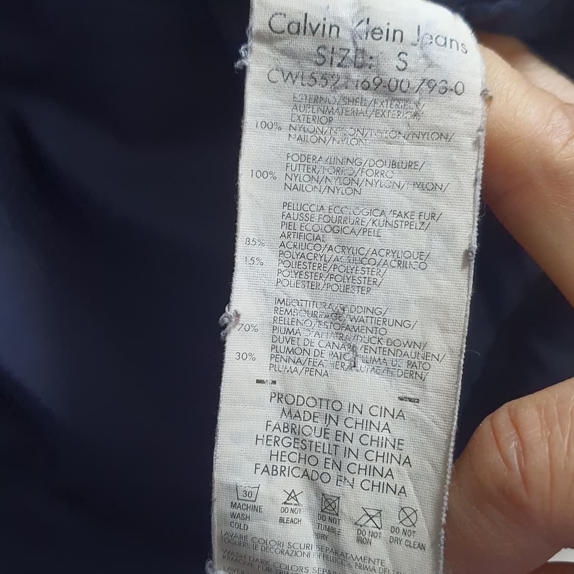 캘빈클라인진 여성 패딩 S 90 상품이미지8