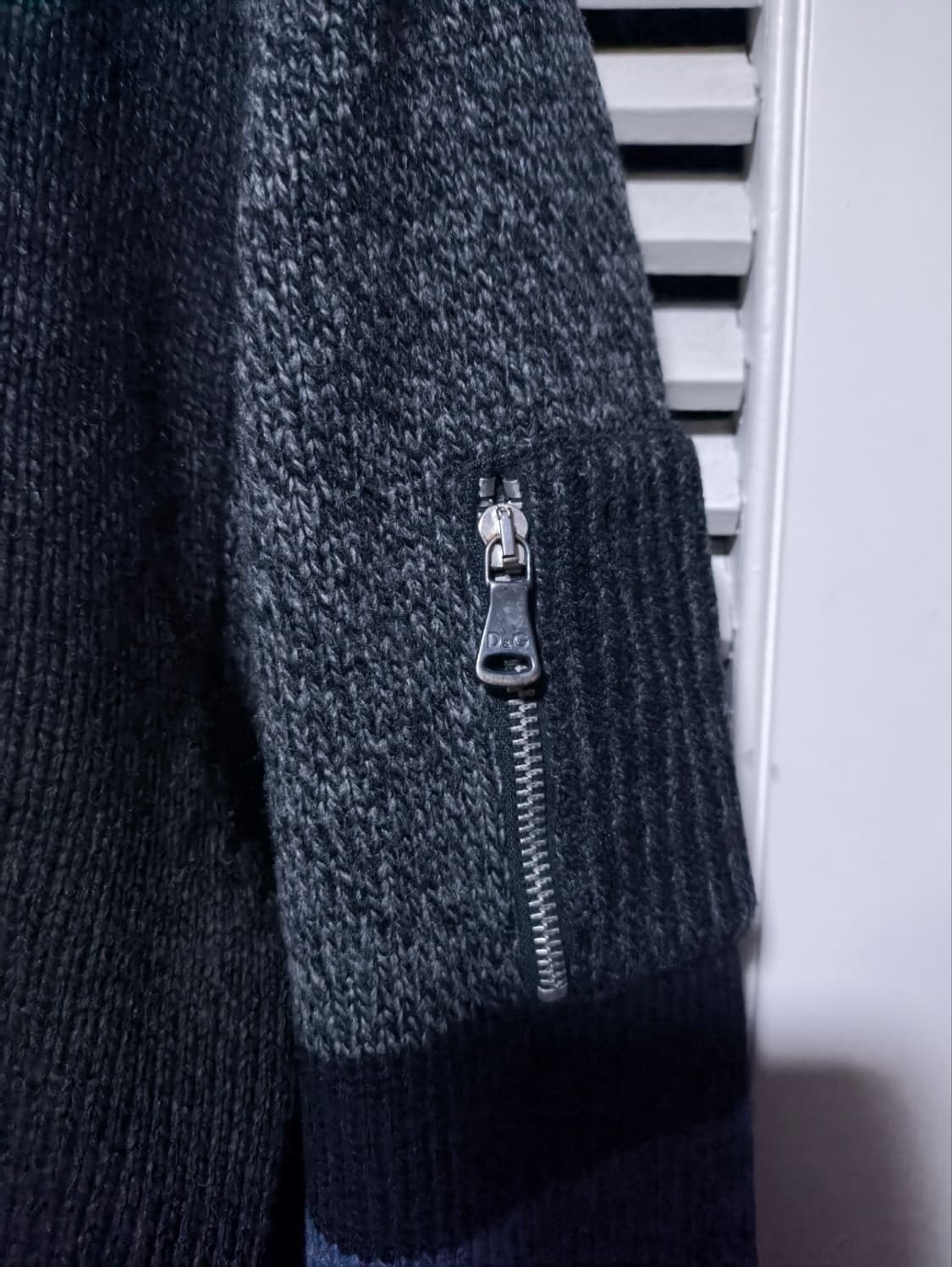 XL 돌체앤가바나 블록 니트 집업 상품이미지2