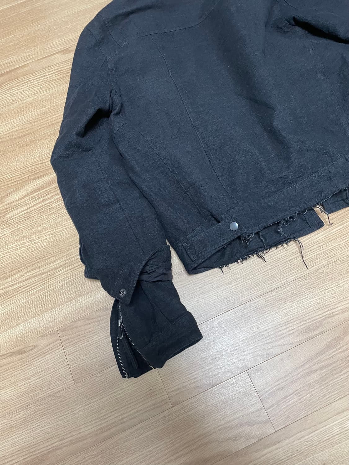 [L] blackmerle double sleeve blouson 상품이미지6