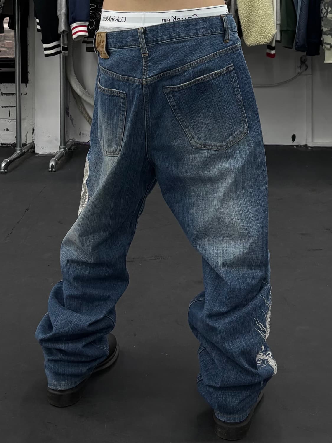 카라쿠리 타마시 오리엔탈 데님팬츠 상품이미지6