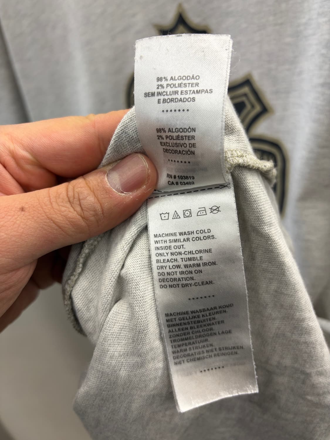 할리데이비슨 반팔티 그레이 XXL 상품이미지5