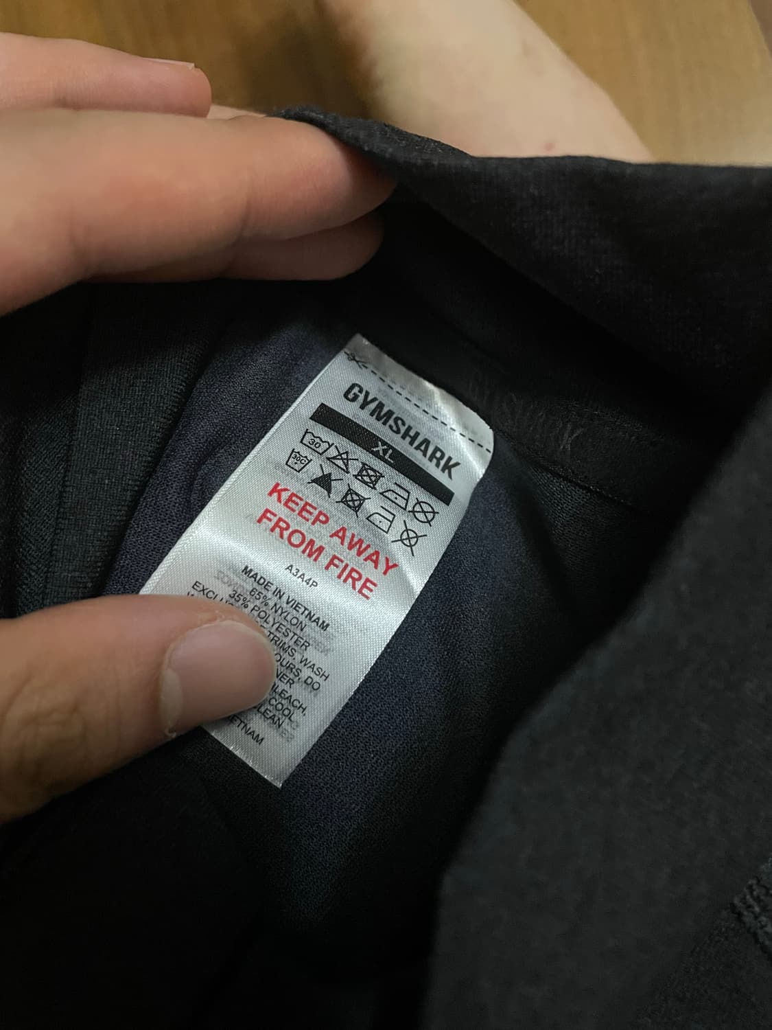 짐샤크 Vital 1/4 Zip 긴팔 블랙 XL 상품이미지7