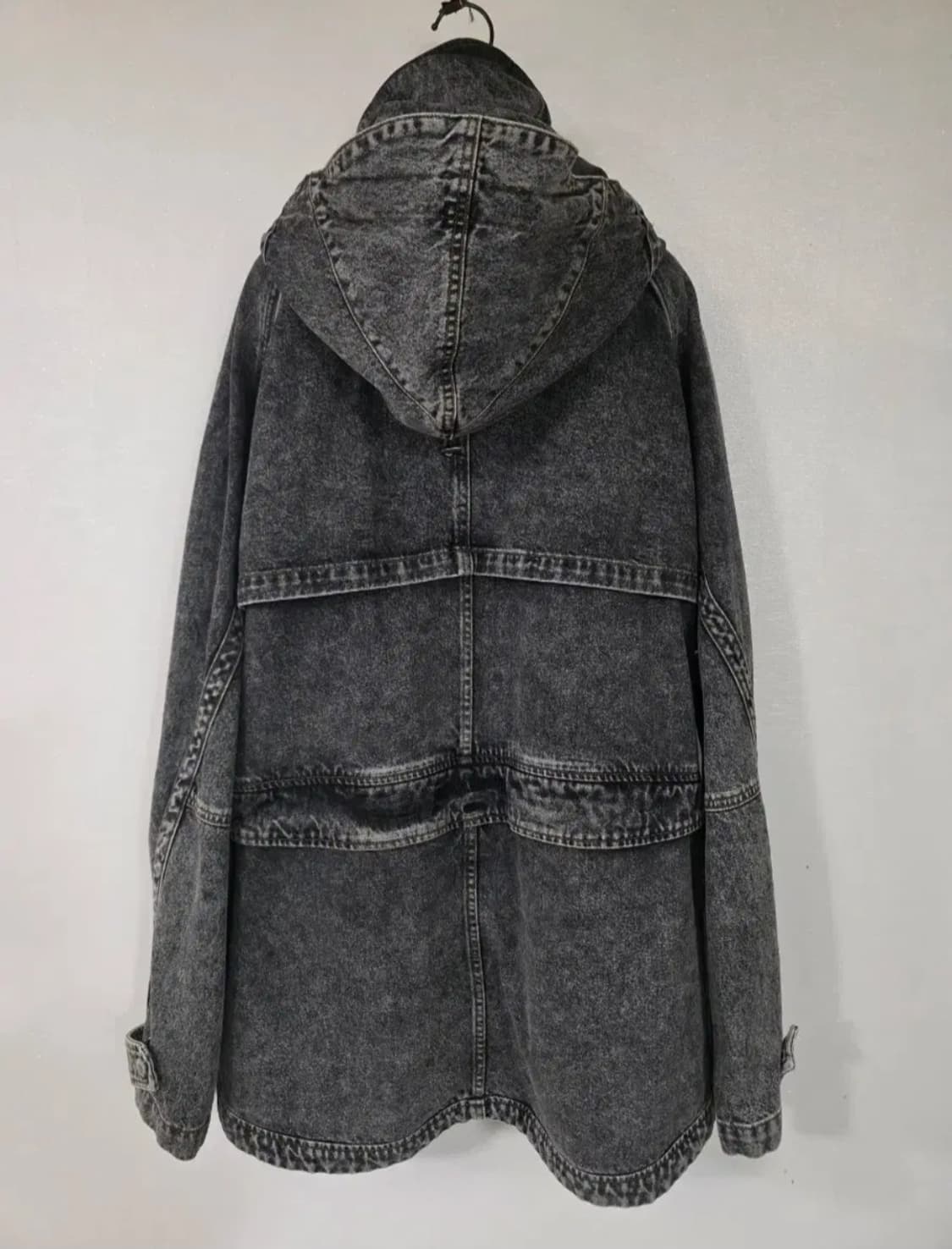 준지 라이트 그레이 워싱 오버사이즈 데님 자켓 상품이미지5