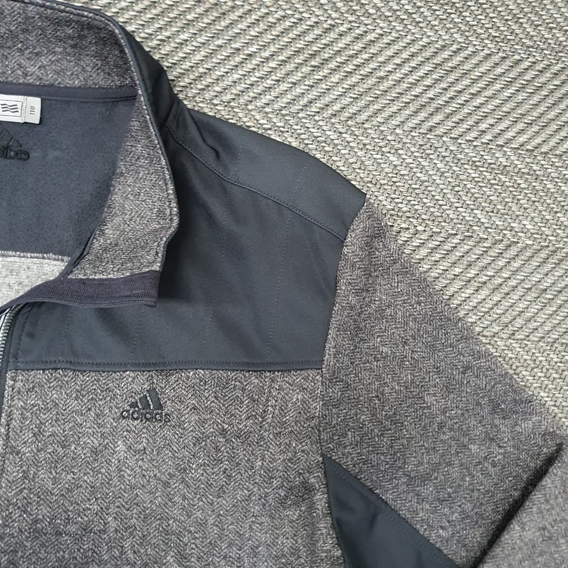 아디다스 골프 기모 집업자켓 남자105 상품이미지3