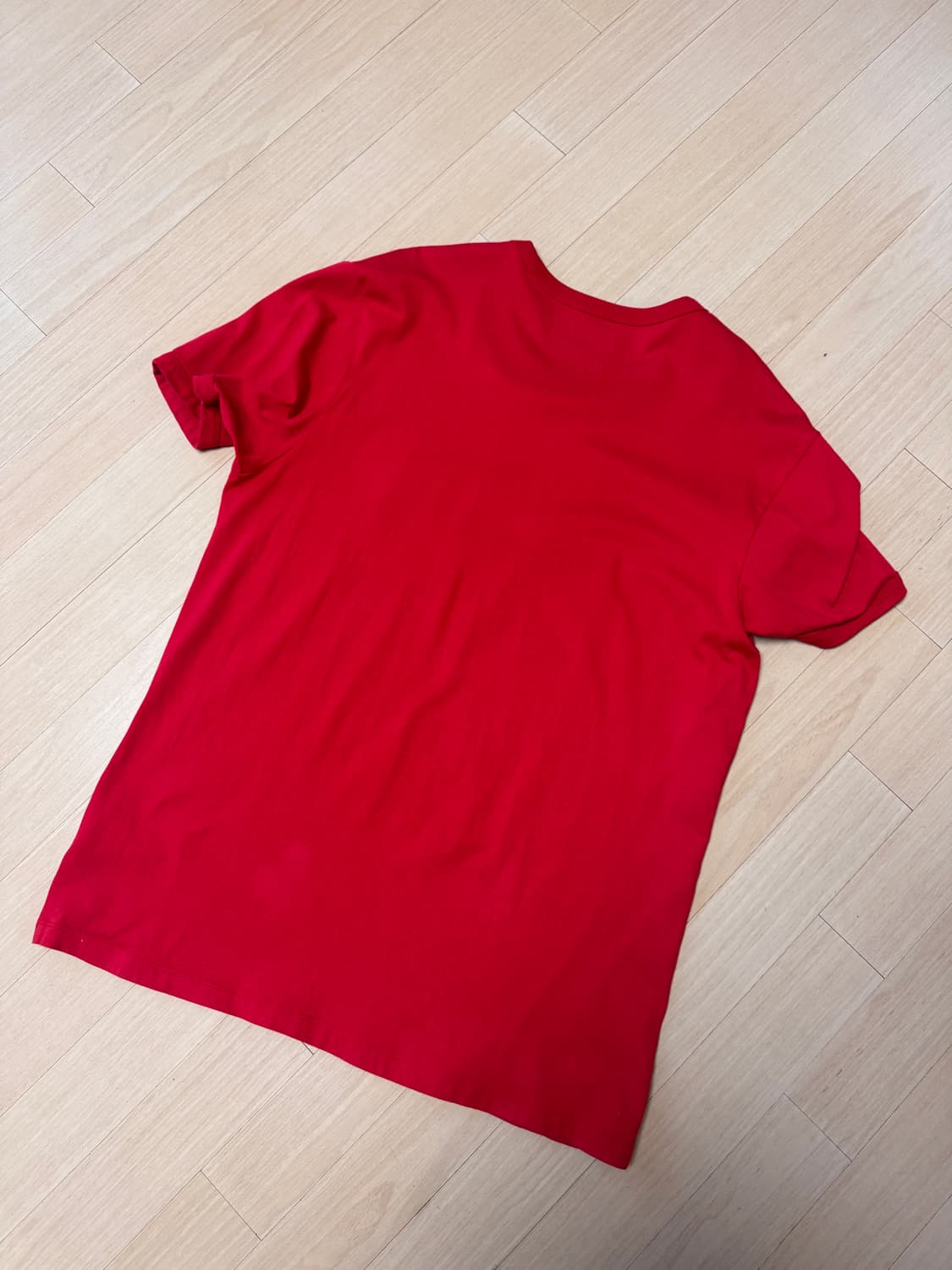 나이키 애슬래틱 레드 반팔티 실측 XL 사이즈 상품이미지2