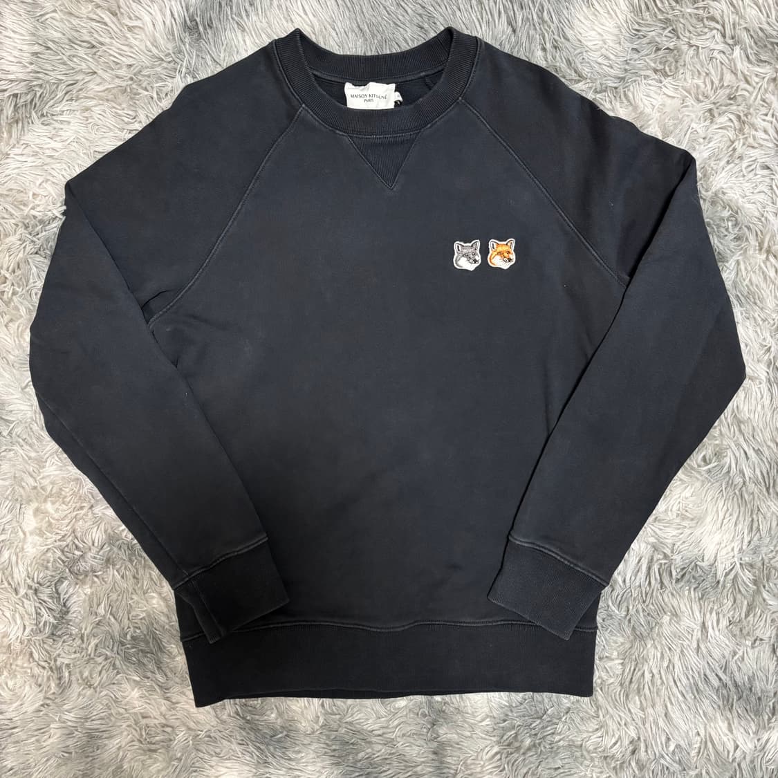 메종키츠네 더블폭스 헤드 맨투맨 급처 상품이미지1