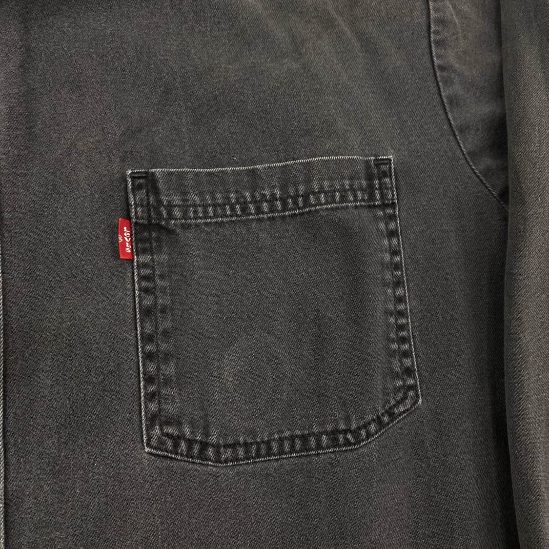 리바이스 레드 탭 흑청 빈티지 워크 셔츠 (105) 상품이미지3