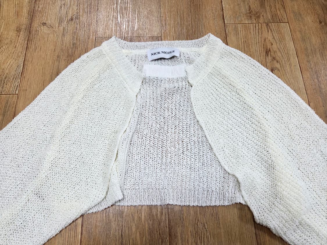닉앤니콜(NICK NICOLE) 볼레노 니트탑 가디건 프리사이즈 상품이미지6