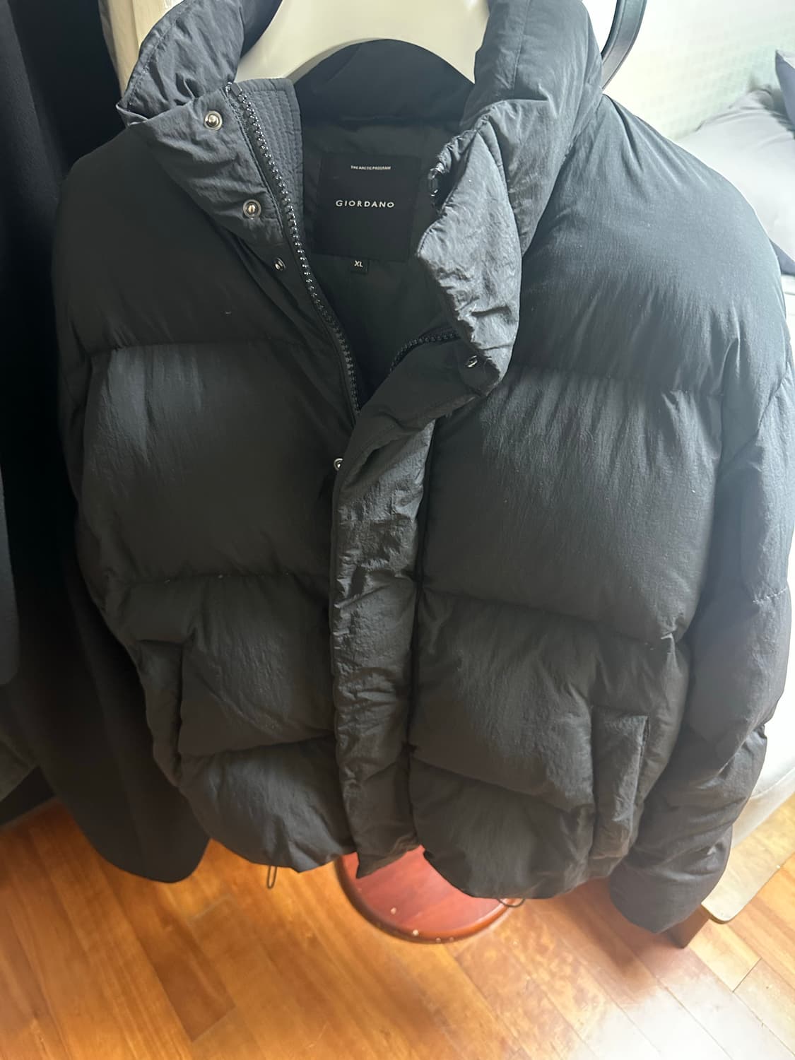 지오다노 패딩 블랙 상품이미지4