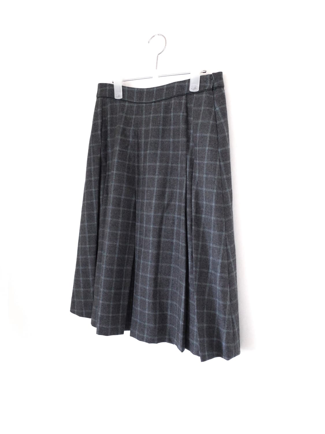 빈티지 체크 플리츠 스커트 상품이미지1