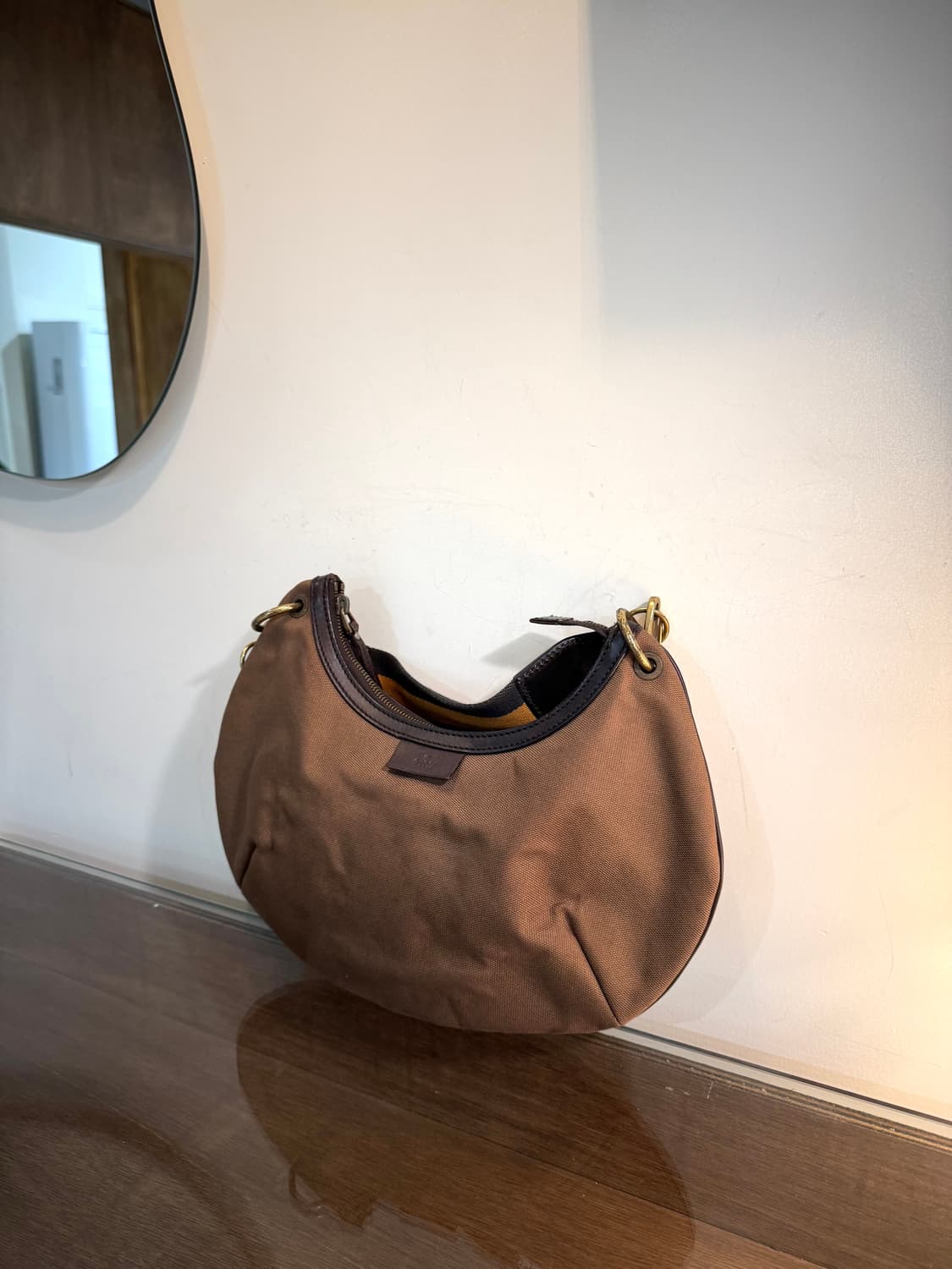 구찌 스티치 캔버스 호보백 상품이미지3